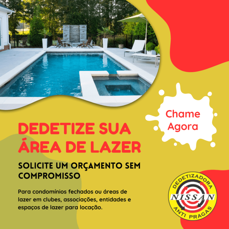 Dedetize sua área de lazer